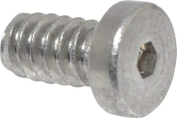 Value Collection - #6-32 UNC Hex Socket Drive, Low Socket Cap Screw - Grade 18-8 Stainless Steel, 1/4" Length Under Head - Eagle Tool & Supply