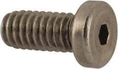 Value Collection - #8-32 UNC Hex Socket Drive, Low Socket Cap Screw - Grade 18-8 Stainless Steel, 3/8" Length Under Head - Eagle Tool & Supply
