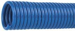 Coilhose Pneumatics - 1/8" ID, 50' Long, Blue Nylon Coiled & Self Storing Hose - 315 Max psi, No Fittings - Eagle Tool & Supply