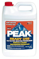 Peak - 1 Gal Conventional Premixed Antifreeze & Coolant - Ethylene Glycol & De-Ionized Water Composition - Eagle Tool & Supply