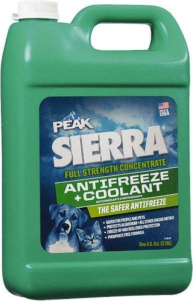 Peak - 1 Gal Antifreeze & Coolant - Propylene Glycol & Conventional Inhibitors Composition - Eagle Tool & Supply