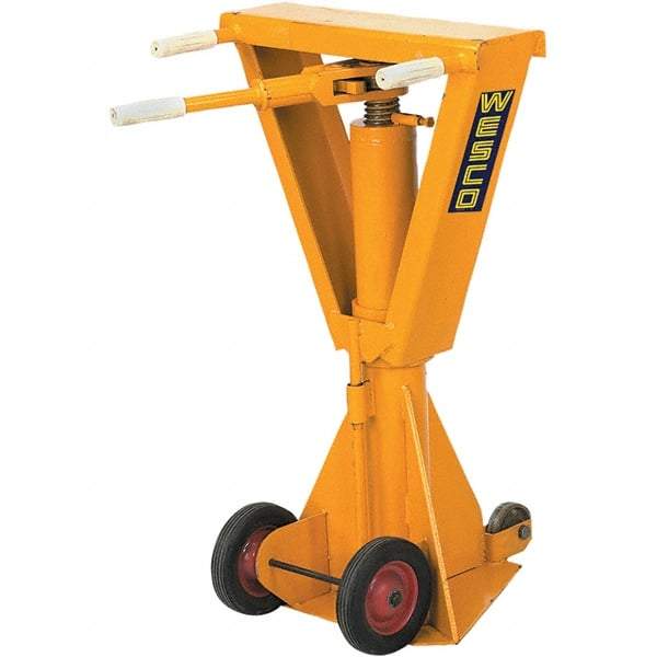 Wesco Industrial Products - Dock Bumpers & Trailer Jacks Type: Trailer Stabilizing Jack Material: Steel - Eagle Tool & Supply