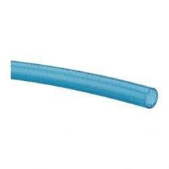 Coilhose Pneumatics - 1/4" Inside x 3/8" Outside Diam, Polyurethane Liquid Suction & Discharge Hose - Transparent Blue, 500' Long, 200 psi Working Pressure - Eagle Tool & Supply