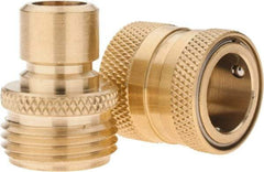 Coilhose Pneumatics - Garden Hose Coupler & Connector Set - Brass - Eagle Tool & Supply