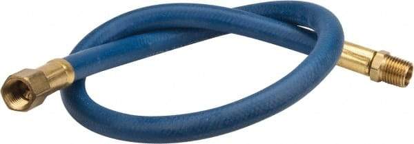 Coilhose Pneumatics - 1/4" ID 2' Long Lead-In Whip Hose - FNPT x MNPT Swivel Ends, 200 Working psi, -40 to 212°F, 1/4" Fitting, - Eagle Tool & Supply