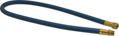 Coilhose Pneumatics - 3/8" ID 3' Long Lead-In Whip Hose - FNPT x MNPT Swivel Ends, 200 Working psi, -40 to 212°F, 3/8" Fitting, - Eagle Tool & Supply