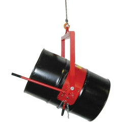 Wesco Industrial Products - 800 Lb Load Capacity, 55 Gal Drum Lifter - 8-1/2" Wide x 36" High, Steel Wheels - Eagle Tool & Supply