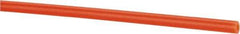 Coilhose Pneumatics - 1/16" ID x 1/8" OD, 1/32" Wall Thickness, Cut to Length (2,500' Standard Length) Polyethylene Tube - Orange, 150 Max psi - Eagle Tool & Supply