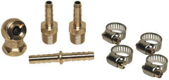 Coilhose Pneumatics - Air Hose Male Ends, Splicers & Brass Ball Chuck - 1/4" Thread - Eagle Tool & Supply