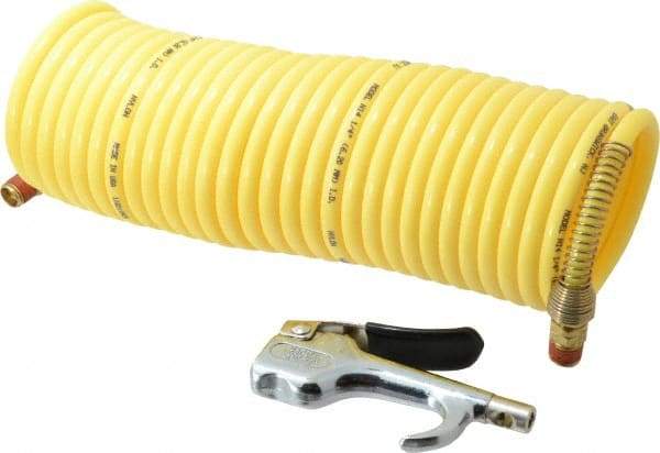 Coilhose Pneumatics - 1/4" ID Thumb Lever Blow Gun - 25' Long Hose - Eagle Tool & Supply