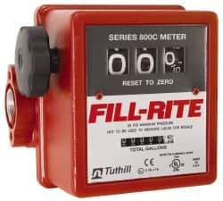 Tuthill - 1" NPT Port Fuel Flowmeter - 50 Max psi, 5 to 20 GPM, Aluminum - Eagle Tool & Supply