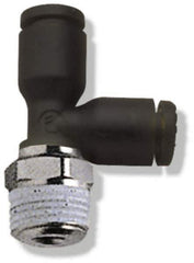 Legris - 12mm OD, 3/8 BSPT, Nylon/Nickel Plated Brass Push-to-Connect Male Run Tee - 290 Max psi - Eagle Tool & Supply