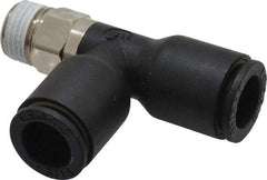 Legris - 8mm OD, 1/8 BSPT, Nylon/Nickel Plated Brass Push-to-Connect Male Run Tee - 290 Max psi - Eagle Tool & Supply