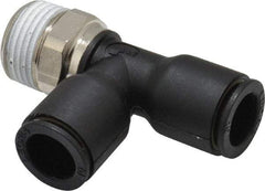 Legris - 10mm OD, 3/8 BSPT, Nylon/Nickel Plated Brass Push-to-Connect Male Run Tee - 290 Max psi - Eagle Tool & Supply