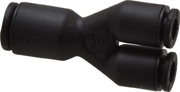 Legris - 4 x 6mm Outside Diam, Nylon Push-to-Connect Union Y - 290 Max psi - Eagle Tool & Supply