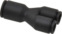 Legris - 6 x 8mm Outside Diam, Nylon Push-to-Connect Union Y - 290 Max psi - Eagle Tool & Supply