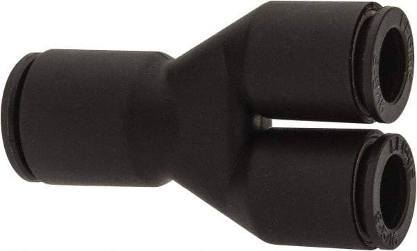 Legris - 8 x 10mm Outside Diam, Nylon Push-to-Connect Union Y - 290 Max psi - Eagle Tool & Supply