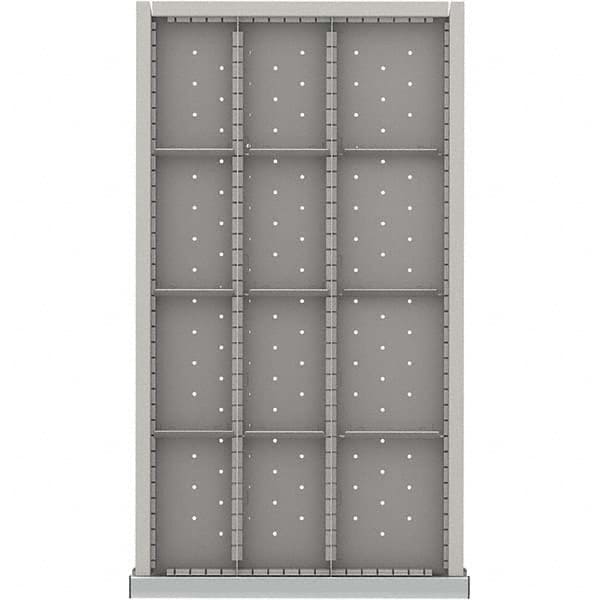 LISTA - 12-Compartment Drawer Divider Layout for 3.15" High Drawers - Eagle Tool & Supply