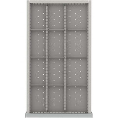 LISTA - 12-Compartment Drawer Divider Layout for 3.15" High Drawers - Eagle Tool & Supply