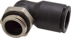Legris - 12mm OD, 3/8 BSPP, Nylon/Nickel Plated Brass Push-to-Connect Male Elbow - 290 Max psi - Eagle Tool & Supply