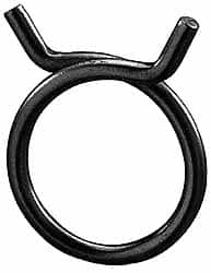 Rotor Clip - 1.88" Wide, Carbon Steel Single Wire Hose Clamp - Eagle Tool & Supply