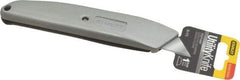 Stanley - Retractable Utility Knife - 2-7/16" Blade, Grey Zinc/Plastic Handle, 1 Blade Included - Eagle Tool & Supply