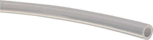 Made in USA - 1/8" ID x 3/16" OD, 1/32" Wall Thickness, Cut to Length (50' Standard Length) PTFE Tube - Translucent, 55 Hardness - Eagle Tool & Supply