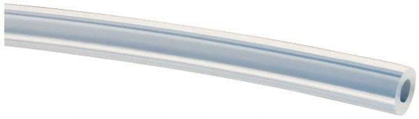 Made in USA - 1/8" ID x 1/4" OD, 1/16" Wall Thickness, Cut to Length (50' Standard Length) PTFE Tube - Translucent, 55 Hardness - Eagle Tool & Supply