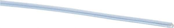 Made in USA - 1/64" ID x 0.033" OD, Cut to Length (500' Standard Length) PTFE Tube - Natural White, 60 Hardness - Eagle Tool & Supply