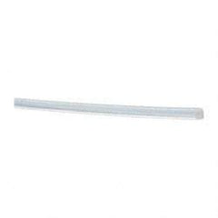 Made in USA - 0.076" ID x 0.1" OD, 0.012" Wall Thickness, Cut to Length (500' Standard Length) PTFE Tube - Natural White, 60 Hardness - Eagle Tool & Supply