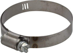 IDEAL TRIDON - SAE Size 36, 1-13/16 to 2-3/4" Diam, Stainless Steel Shielded Worm Drive Clamp - Material Grade 201, Series 613 - Eagle Tool & Supply