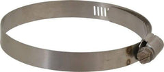 IDEAL TRIDON - SAE Size 52, 2-13/16 to 3-3/4" Diam, Stainless Steel Shielded Worm Drive Clamp - Material Grade 301, Series 615 - Eagle Tool & Supply