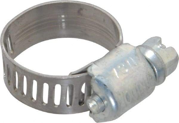 IDEAL TRIDON - SAE Size 5, 5/16 to 11/16" Diam, Carbon Steel Miniature Worm Drive Clamp - 5/16" Wide, Series 300 - Eagle Tool & Supply