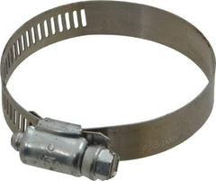 IDEAL TRIDON - SAE Size 32, 1-9/16 to 2-1/2" Diam, Carbon Steel Worm Drive Clamp - 1/2" Wide, Series 600 - Eagle Tool & Supply