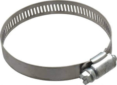 IDEAL TRIDON - SAE Size 40, 2-1/16 to 3" Diam, Carbon Steel Worm Drive Clamp - 1/2" Wide, Series 600 - Eagle Tool & Supply