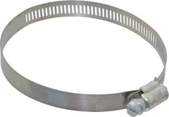 IDEAL TRIDON - SAE Size 56, 3-1/16 to 4" Diam, Carbon Steel Worm Drive Clamp - 1/2" Wide, Series 600 - Eagle Tool & Supply