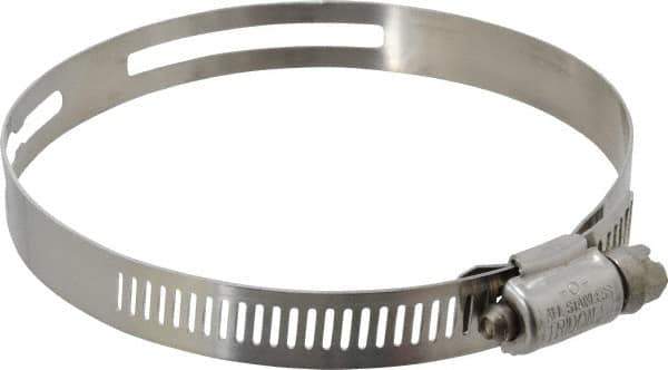 IDEAL TRIDON - SAE Size 60, 3-5/16 to 4-1/4" Diam, Carbon Steel Worm Drive Clamp - 1/2" Wide, Series 600 - Eagle Tool & Supply