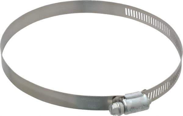 IDEAL TRIDON - SAE Size 80, 3-1/2 to 5-1/2" Diam, Carbon Steel Worm Drive Clamp - 1/2" Wide, Series 600 - Eagle Tool & Supply