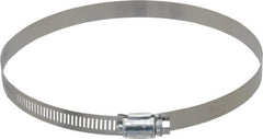 IDEAL TRIDON - SAE Size 96, 4-1/2 to 6-1/2" Diam, Carbon Steel Worm Drive Clamp - 1/2" Wide, Series 600 - Eagle Tool & Supply