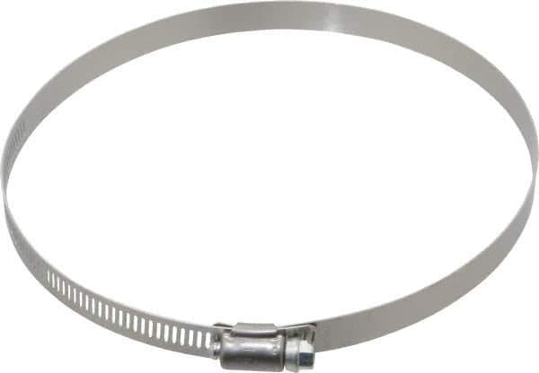 IDEAL TRIDON - SAE Size 104, 5 to 7" Diam, Carbon Steel Worm Drive Clamp - 1/2" Wide, Series 600 - Eagle Tool & Supply