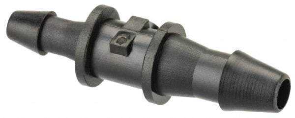 Made in USA - 1/8 x 3/32" Barb, Nylon Single Barbed Tube Reducer - Black - Eagle Tool & Supply
