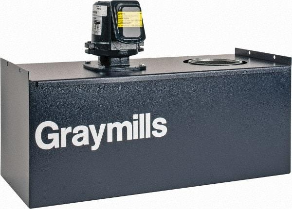 Graymills - 10 Gallon Tank Capacity, Coolant Pump/Motor - 24" Tank Length x 9-3/4" Tank Width x 16" Tank Height - Eagle Tool & Supply