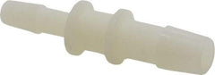 Made in USA - Nylon Single Barbed Tube Reducer - Natural - Eagle Tool & Supply