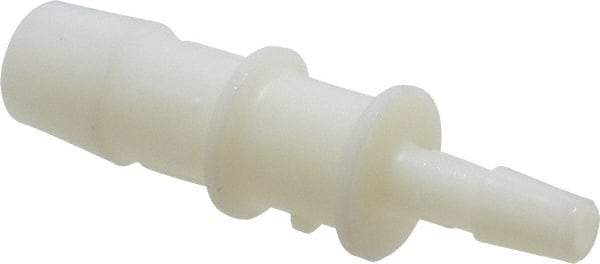 Made in USA - Nylon Single Barbed Tube Reducer - Natural - Eagle Tool & Supply