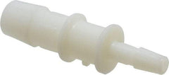 Made in USA - Nylon Single Barbed Tube Reducer - Natural - Eagle Tool & Supply