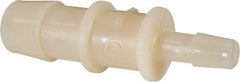Made in USA - Nylon Single Barbed Tube Reducer - Natural - Eagle Tool & Supply