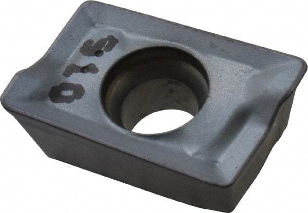 Iscar - ADKT1505 RM Grade IC910 Carbide Milling Insert - AlTiN Finish, 0.2217" Thick, 1mm Corner Radius - Eagle Tool & Supply