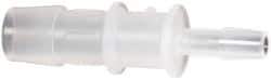 Made in USA - Polypropylene Single Barbed Tube Reducer - Natural - Eagle Tool & Supply