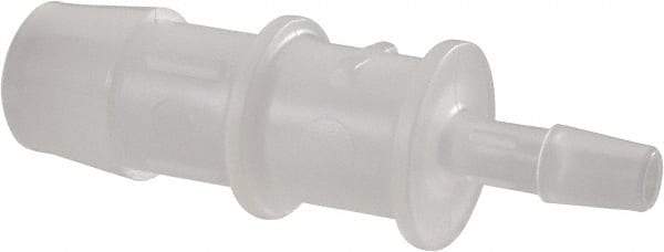 Made in USA - Polypropylene Single Barbed Tube Reducer - Natural - Eagle Tool & Supply