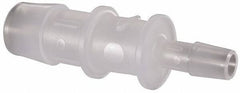 Made in USA - Polypropylene Single Barbed Tube Reducer - Natural - Eagle Tool & Supply